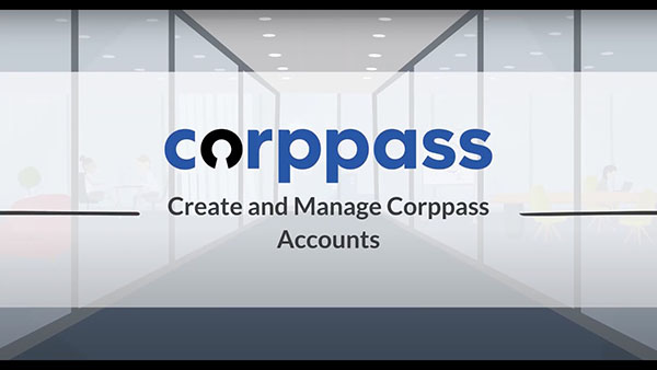 Create and manage CorpPass accounts